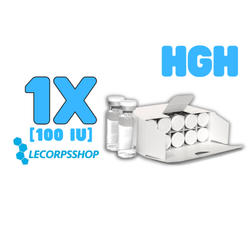 HGH (Human Growth Hormone) 100 IU liquide 1flacon x 50 IU   "White Label"