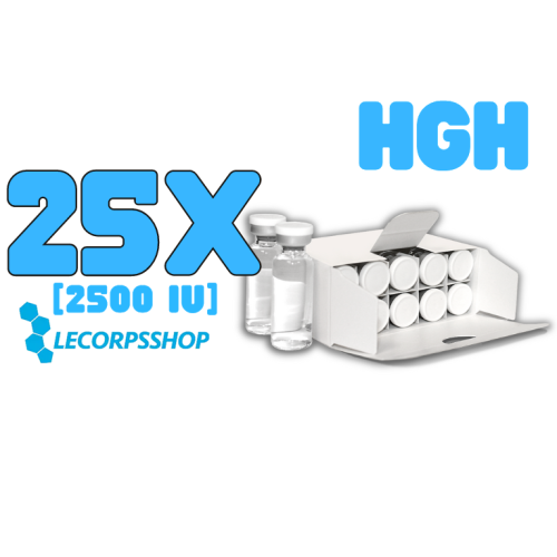 HGH (Human Growth Hormone) 2500 IU liquide 1flacon x 50 IU "White Label"