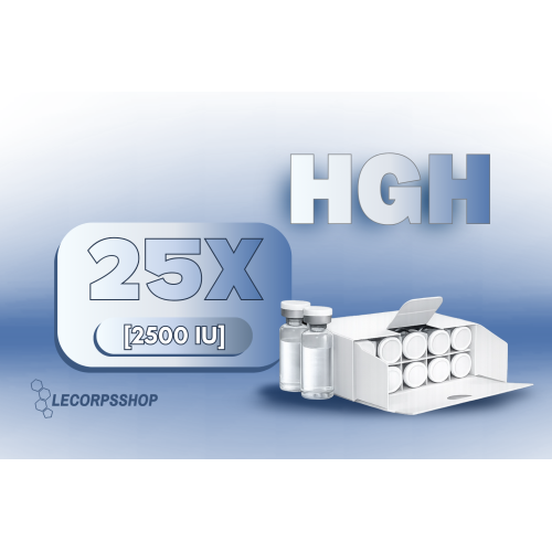 HGH (Human Growth Hormone) 2500 IU liquide 1flacon x 50 IU "White Label"