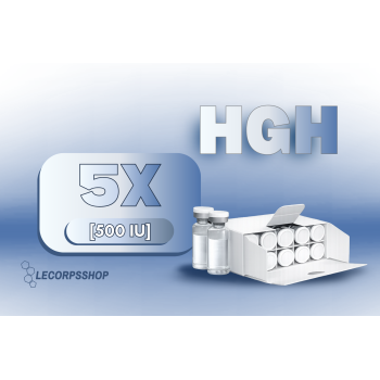 HGH (Human Growth Hormone) 500 IU liquide 1flacon x 50 IU  "White Label"